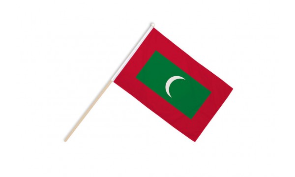 Maldives Hand Flags